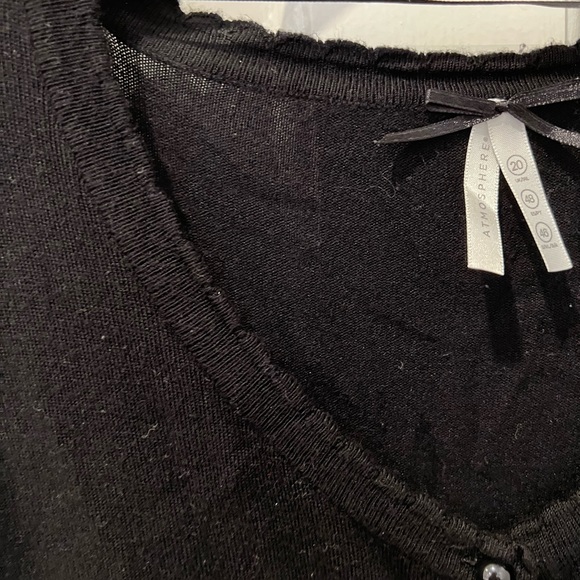 Black button down cardigan - Picture 2 of 6